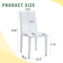 Load image into Gallery viewer, Elegant Upholstered Chairs & Metal Legs