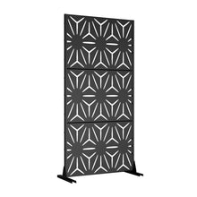 Load image into Gallery viewer, Three Panel Screen Room Divider (720209) - Black