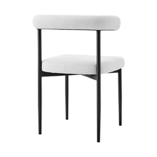 Load image into Gallery viewer, Upholstered Polyester Open Back Dining Room Side Chairs (Set of 2) - Gray