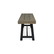 Load image into Gallery viewer, Cloud - Outdoor Bench With Acacia Wood Frame And Slat Panel Design