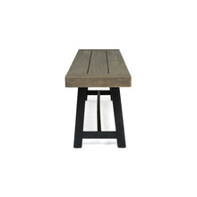 Load image into Gallery viewer, Cloud - Outdoor Bench With Acacia Wood Frame And Slat Panel Design