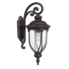 Load image into Gallery viewer, XL Cast Aluminum Glass Lantern Wall Sconce - Black