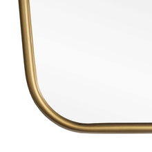 Load image into Gallery viewer, 30" Abstract Metal Framed Accent Mirror - Gold