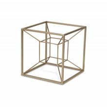 Load image into Gallery viewer, Hand Painted Decorative Box Tabletop Sculpture - Champagne