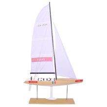 Load image into Gallery viewer, Hand Painted Model Boat - White / Beige