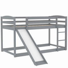 Load image into Gallery viewer, Durable Bunk Bed With Convertible Slide And Ladder