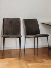 Load image into Gallery viewer, Upholstered Fabric Dining Side Chairs (Set of 2) - Brown