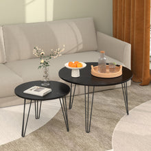 Load image into Gallery viewer, Round Nesting Coffee Table For Living Room (Set of 2)
