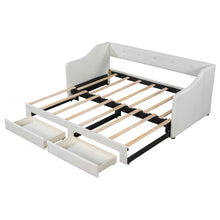 Load image into Gallery viewer, Upholstered Daybed With 2 Drawers