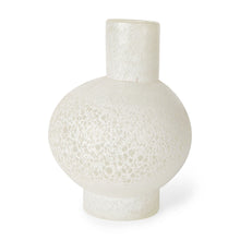 Load image into Gallery viewer, Mottled Handblown Table Vase (608281) - White