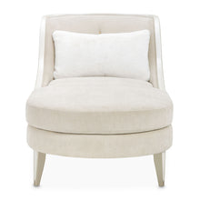 Load image into Gallery viewer, La Marisia - Chenille Chaise - Tranquil / Light Champagne