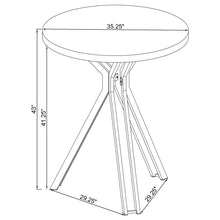 Load image into Gallery viewer, Edgerton - Round Height Bistro Bar Table - Dark Oak