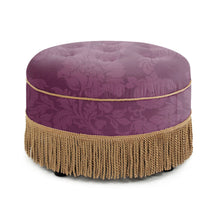 Load image into Gallery viewer, Yolanda - Luxurious Upholstery Round Upholstered Accent Ottoman