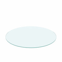 Load image into Gallery viewer, 20" Round Tempered Glass Table Top Clear Glass 1 / 4" Thick Flat Polished Edge - Transparent