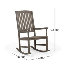 Load image into Gallery viewer, Outdoor Rocking Chair - Gray