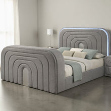 Load image into Gallery viewer, Shelyn - Bed With LED, TV Stand, Fireplace & Bluetooth