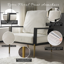 Load image into Gallery viewer, Modern Armchair With Solid Wood Frame