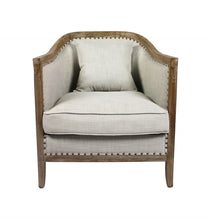 Load image into Gallery viewer, Linen Lounge Chair - Natural