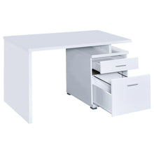 Load image into Gallery viewer, 2 Drawer Reversible Office Desk With Modular Design