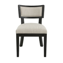 Load image into Gallery viewer, Farmhouse Style Fabric Upholstered Side Dining Chair Set