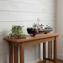 Load image into Gallery viewer, Hand Painted Model Boat (624538) - Black / White