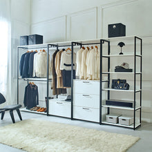 Load image into Gallery viewer, Fiona - Freestanding, Walk-In Closet System - White - Wood