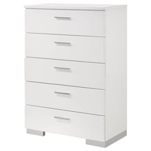 Load image into Gallery viewer, Dulcey - 5 Drawer Bedroom Chest - White