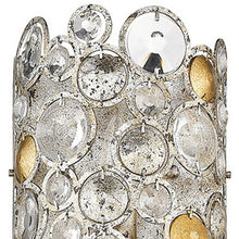 Load image into Gallery viewer, Vitozzi 3-Light Antique Leaf Sconce - Silver