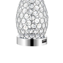 Load image into Gallery viewer, Gourd Table Lamps With Empire Shades (Set of 2) - Clear