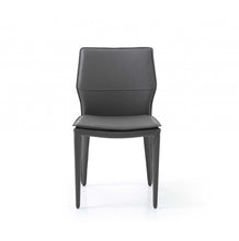 Load image into Gallery viewer, Slipcovered Upholstered Faux Leather Dining Side Chairs (Set of 2) - Gray