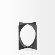 Load image into Gallery viewer, Circle Square Sculpture - Charcoal / Gray