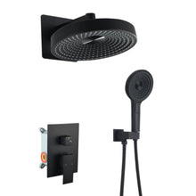 Load image into Gallery viewer, Concealed Shower System 2 Function Set With Control Valve - Matte Black