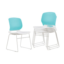 Load image into Gallery viewer, Ergonomic Backrest Stacking Chairs (Set of 4)