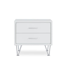 Load image into Gallery viewer, Nightstand With Manufactured Wood Top - White