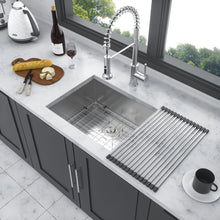 Load image into Gallery viewer, Modern Undermount Stainless Steel Kitchen Sink 16 Gauge, Deep Single Bowl