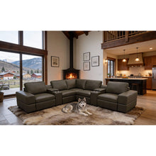 Load image into Gallery viewer, Upholstered Large Arms Sectional With Recliner Seats