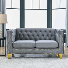 Load image into Gallery viewer, Upholstered Couch Sofa With Button Tufting For Living Room