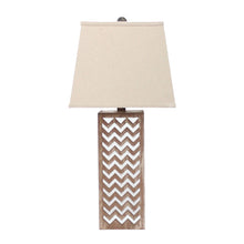 Load image into Gallery viewer, Metal Mirror Table Lamp - Tan