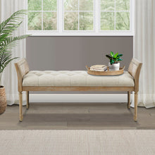 Load image into Gallery viewer, Accent Bench With Arm - Natural