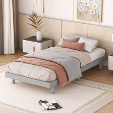 Load image into Gallery viewer, Modern Floating Platform Bed Frame