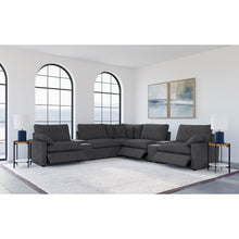 Load image into Gallery viewer, Modular Power Reclining With Lift Top Consoles, 7 Piece Configuration - Dark Gray