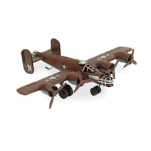 Load image into Gallery viewer, Hand Painted 1941 B-24 Liberator Model Airplane - Brown / Silver