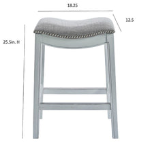 Load image into Gallery viewer, Modern Stool & Nail Head Detailing