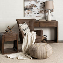 Load image into Gallery viewer, Lamp Base LED With Brown Shade - Brown