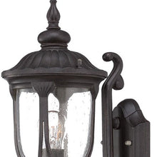 Load image into Gallery viewer, Cast Aluminum Glass Lantern Wall Light - Black