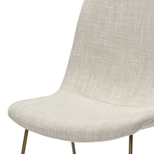 Load image into Gallery viewer, Upholstered Fabric Side Chairs (Set of 2) - Cream