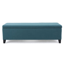 Load image into Gallery viewer, Contemporary Storage Ottoman Bench With Upholstery