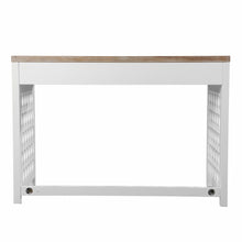 Load image into Gallery viewer, Writing Desk With Three Drawers - Natural / White