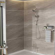 Load image into Gallery viewer, Multi Function Dual Shower Head System With 4.7" Rain Showerhead, 8 Function Hand Shower, Adjustable Slide Bar