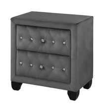 Load image into Gallery viewer, Sophia - 2 Drawer Upholstered Nightstand